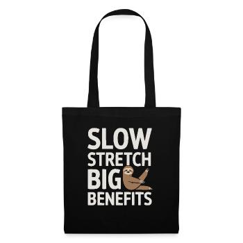 Lazy Sloth Yoga Zen Meditation Yoga Instructor - Tote Bag - black - Front