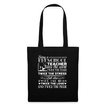 Preschool Teacher Being A Preschool Teacher - Tote Bag - black - Front