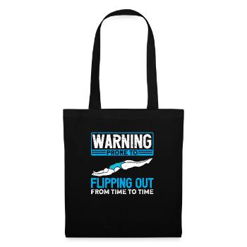 Water Sports Springboard Diver - Tote Bag - black - Front