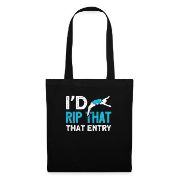 Water Sports Springboard Diver - Tote Bag - black - Front