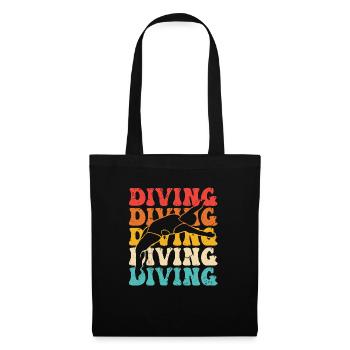 Water Sports Springboard Diver - Tote Bag - black - Front