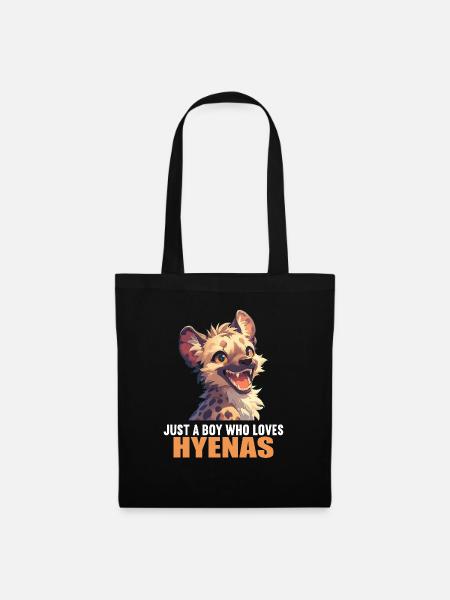 Hyänen Hyäne - Stoffbeutel - Schwarz