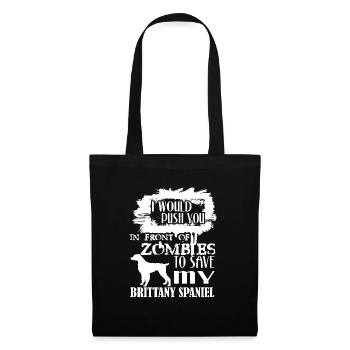 Save My Brittany Spaniel - Tote Bag - black - Front