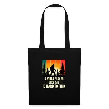 Le joueur d’alto est difficile à trouver, drôle de Bigfoot Sasqua - Sac en tissu - noir - Devant
