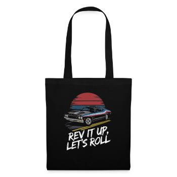Muscle Car Carguy Vintage Car Collector Automobile - Tote Bag - black - Front