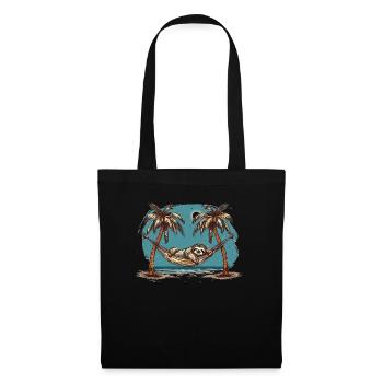 Sloth Hammock, Beach, Chill - Tote Bag - black - Front