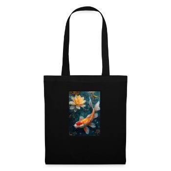 Koi Koi Carpe - Sac en tissu - noir - Devant