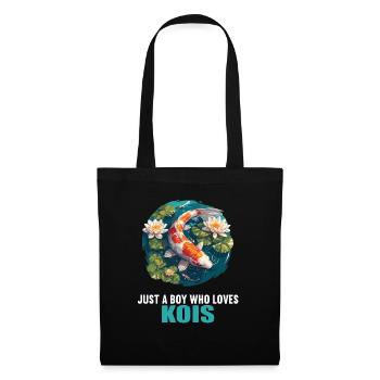 Koi Koi Carpe - Sac en tissu - noir - Devant
