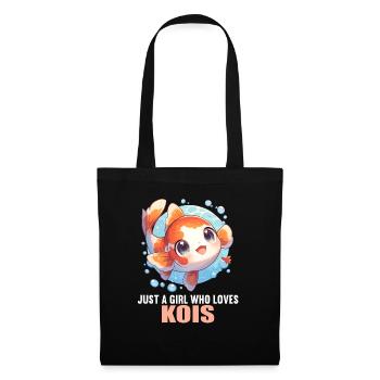 Koi Koi Carpe - Sac en tissu - noir - Devant