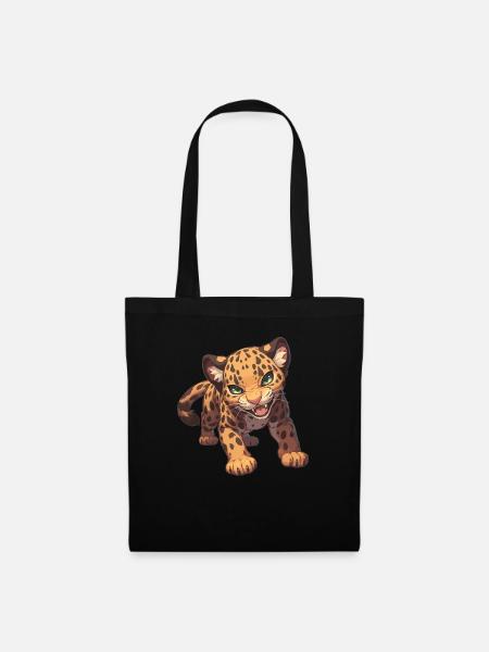 Jaguare Jaguar - Stoffbeutel - Schwarz