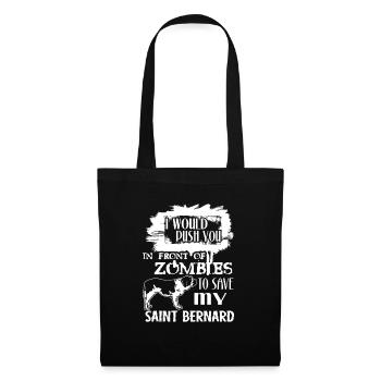Save My Saint Bernard - Tote Bag - black - Front