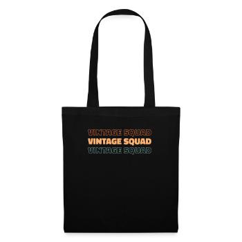 Cadre banquier - Sac en tissu - noir - Devant