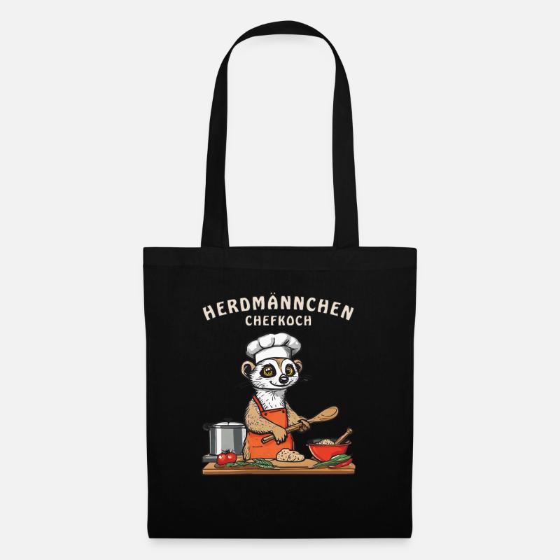HERDMÄNNCHEN CHEFKOCH - Stoffbeutel - Schwarz