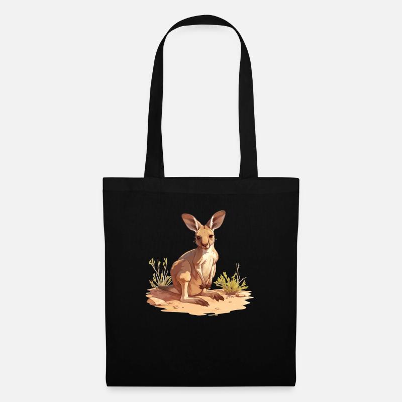 Kangaroos Kangaroo - Tote Bag - black