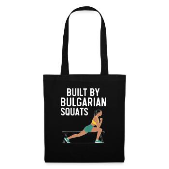 Bulgarian Squat Exercise Fitness Workout Gym - Tote Bag - black - Front
