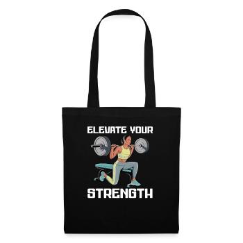 Bulgarian Squat Exercise Fitness Workout Gym - Tote Bag - black - Front