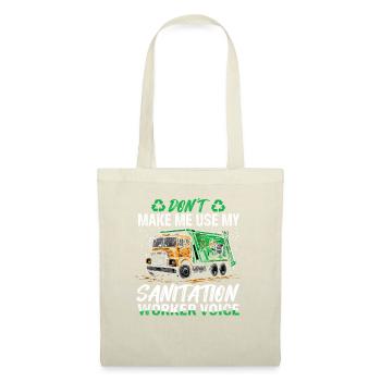 Garbage truck driver for sanitation workers - Tote Bag - nature - Front