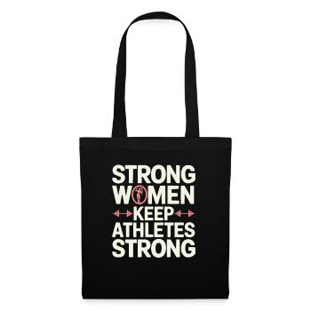 Entraîneur sportif certifié Fille Athlète Entraînement - Sac en tissu - noir - Devant