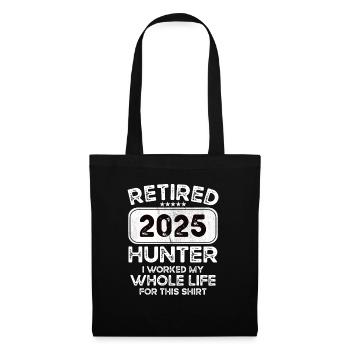 Retired Hunter 2025 - Tote Bag - black - Front