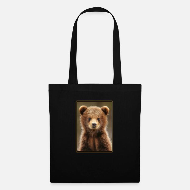 Kodiakbären Kodiakbär - Stoffbeutel - Schwarz