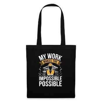 Structural Engineer Job Structural Engineering - Tote Bag - black - Front