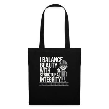 Structural Engineer Job Structural Engineering - Tote Bag - black - Front