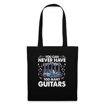 Bassiste, Guitariste, Guitare électrique - Sac en tissu - noir - Devant