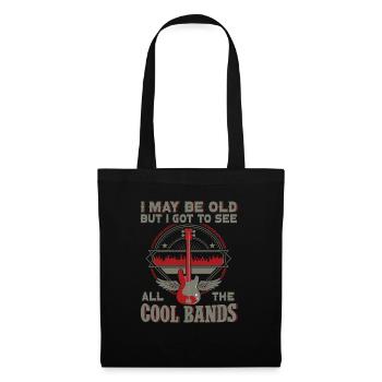 Bassiste, Guitariste, Guitare électrique - Sac en tissu - noir - Devant