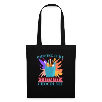 Artist Painter Graphic Painting Ultimate Chocolate - Tote Bag - black - Front