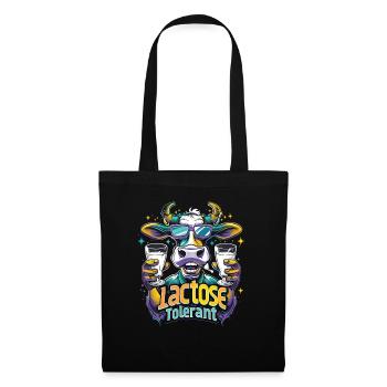 Lactose tolerant - Tote Bag - black - Front