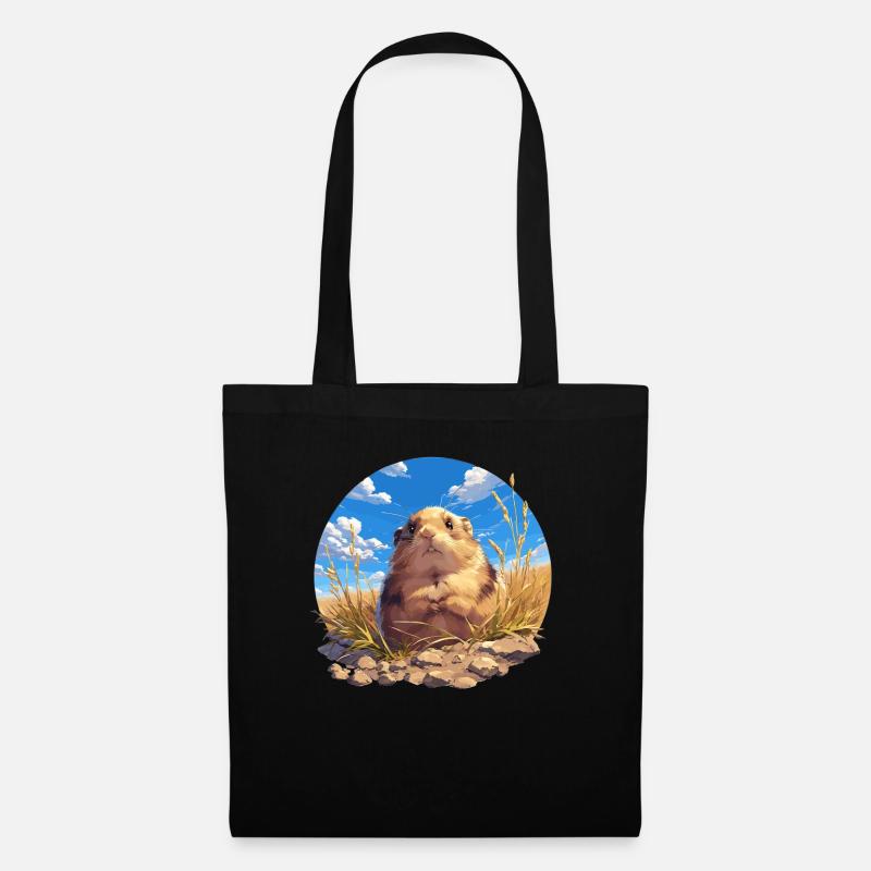Lemminge Lemming - Stoffbeutel - Schwarz