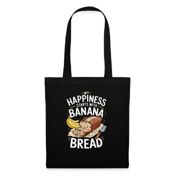Banana Bread Eater Food Lover Breakfast Foodie - Tote Bag - black - Front