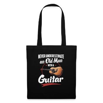 Gitarrist Gitarrist Musiker Gitarrenmusik - Stoffbeutel - Schwarz - Vorne