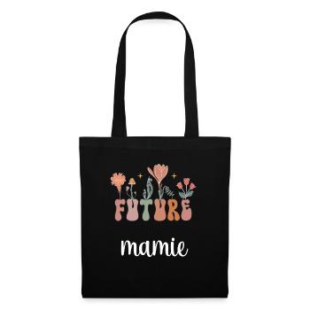 Future Granny Boho Bohemian Flowers Gift Granny - Tote Bag - black - Front