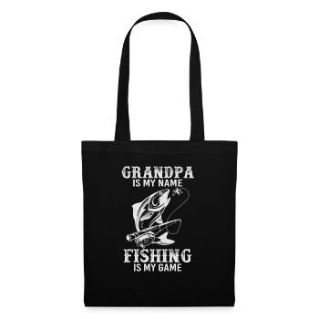 Fishing Is My Game - Tote Bag - black - Front