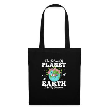 L’avenir de la planète Terre Enseignant du Jour de la Terre - Sac en tissu - noir - Devant