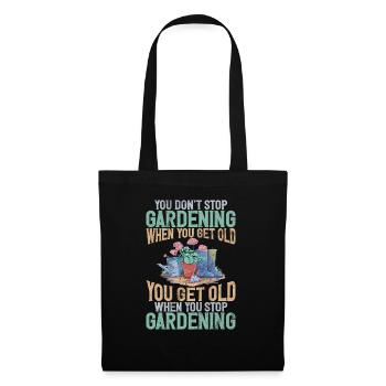 Garden Plants Gardener Garden Lover Planting - Tote Bag - black - Front