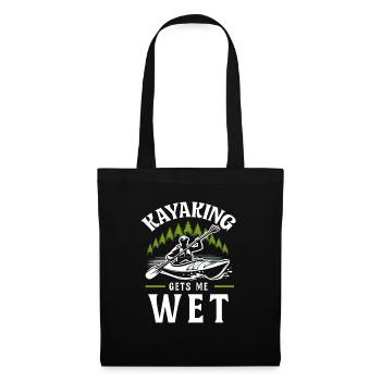 Kayak -Kayak -Paddle Lovers Kayak Adventure - Tote Bag - black - Front