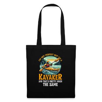 Kayak -Kayak -Paddle Lovers Kayak Adventure - Tote Bag - black - Front