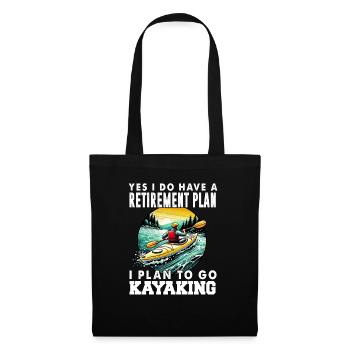 Kayak -Kayak -Paddle Lovers Kayak Adventure - Tote Bag - black - Front