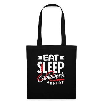 Funny Audiovisual Technician AV Tec - Tote Bag - black - Front