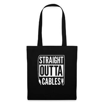 Funny Audiovisual Technician AV Tec - Tote Bag - black - Front