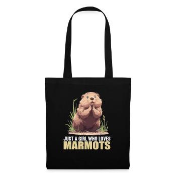 Marmottes Marmottes - Sac en tissu - noir - Devant