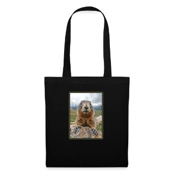 Marmottes Marmottes - Sac en tissu - noir - Devant