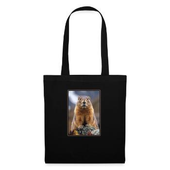 Marmottes Marmottes - Sac en tissu - noir - Devant
