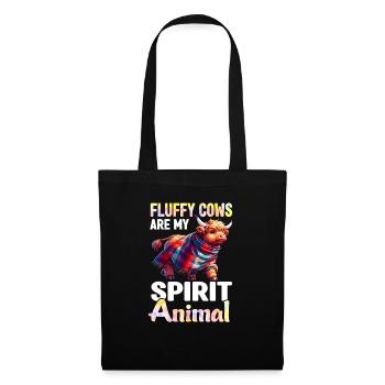Scottish Highland Cow Scotland Farm - Tote Bag - black - Front