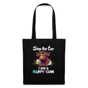 Scottish Highland Cow Scotland Farm - Tote Bag - black - Front