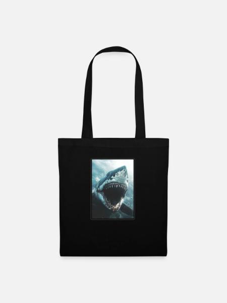 Megalodons Megalodon - Stoffbeutel - Schwarz
