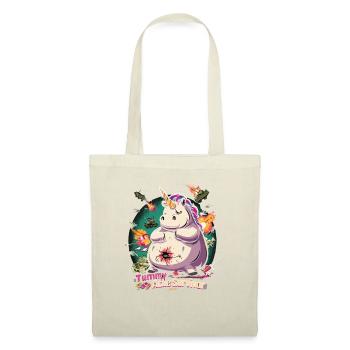Drôle Licorne Mème Maux d’estomac - Sac en tissu - nature - Devant