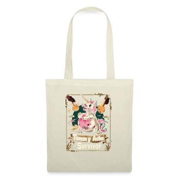 Drôle Licorne Mème Maux d’estomac - Sac en tissu - nature - Devant